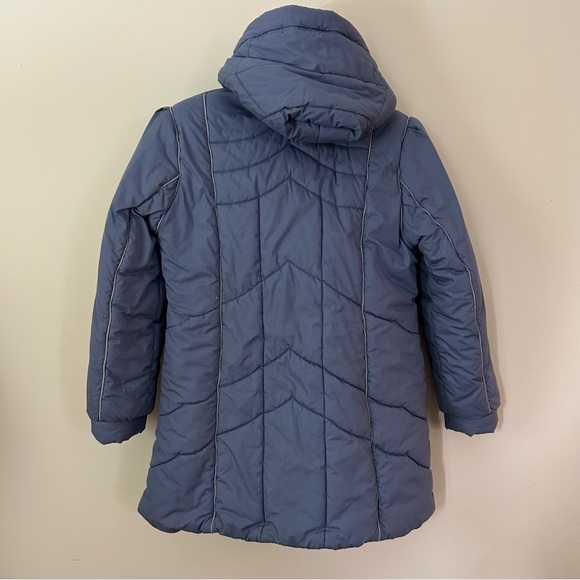 Vintage Country Concepts Purple Heavy  Puffer Hooded Coat Large 1990s - Picture 2 of 9